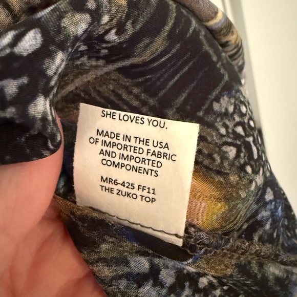 Show Me Your Mumu The Zuko Peacock Printed Top - Picture 8 of 10